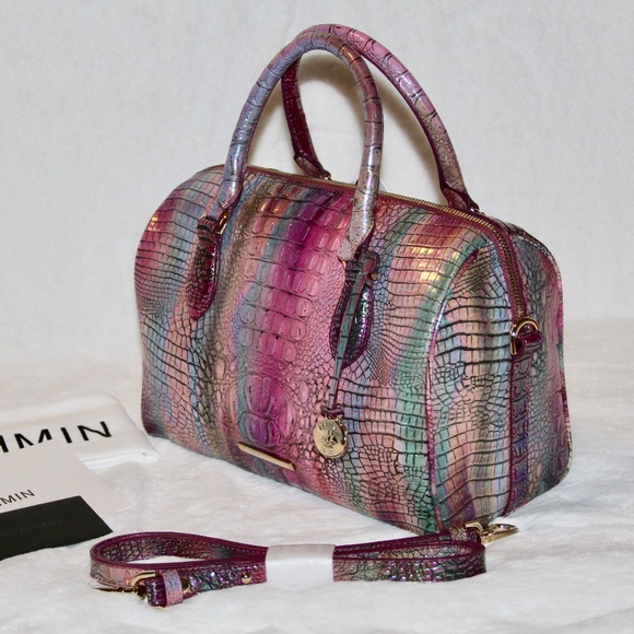 NWT Brahmin Stacy Satchel Crossbody Shoulder Bag Magical Mini Melbourne - Picture 3 of 8